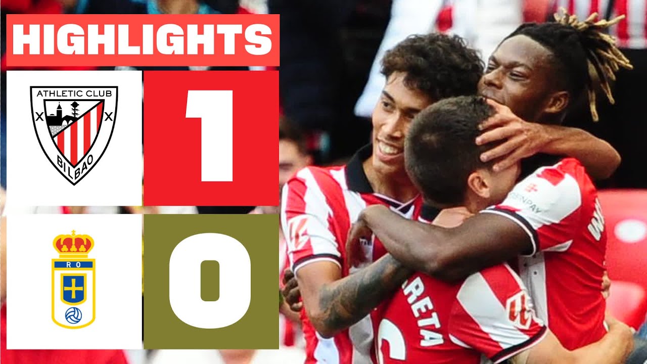 ATHLETIC CLUB 1 – 0 REAL OVIEDO | RESUMEN LALIGA EA SPORTS