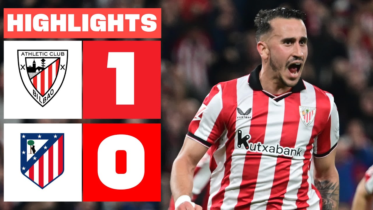 ATHLETIC CLUB 1 – 0 ATLÉTICO DE MADRID | RESUMEN LALIGA EA SPORTS