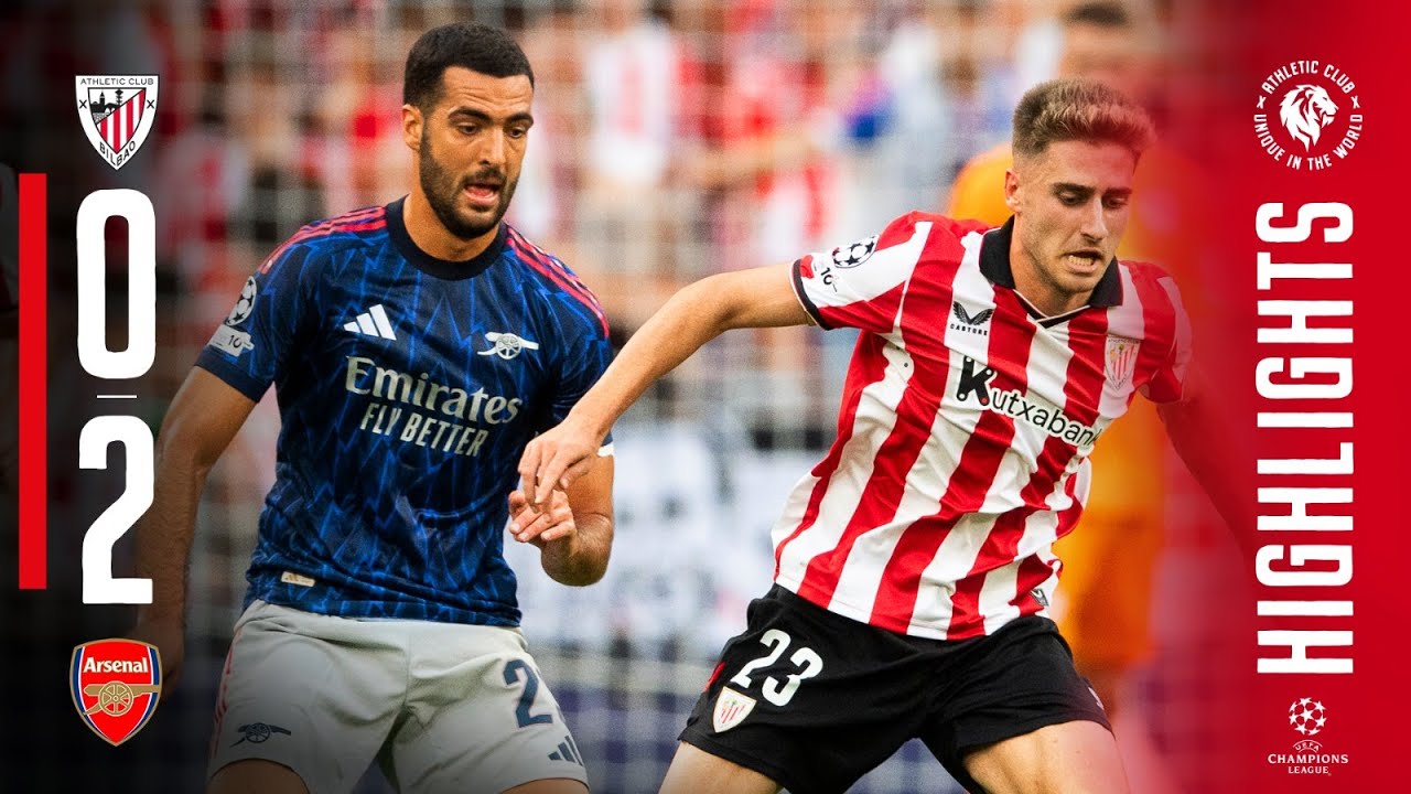 HIGHLIGHTS | Athletic Club 0-2 Arsenal | MD1 Champions League