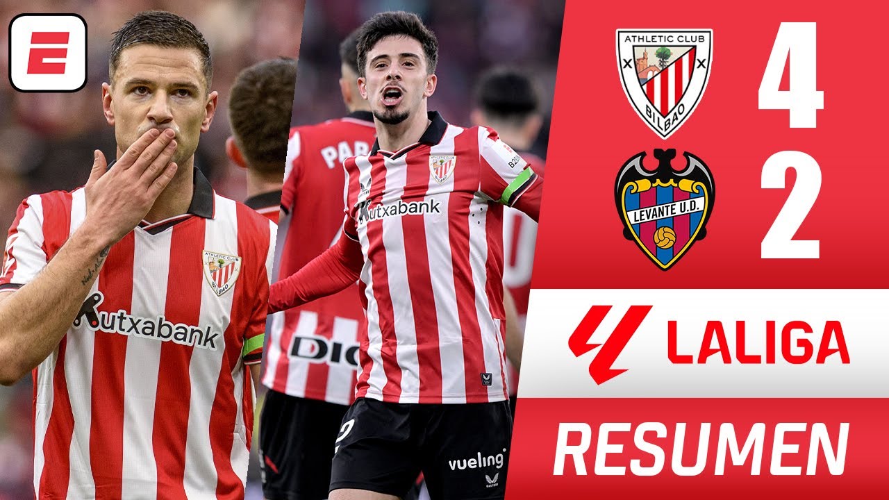 Athletic Club se quedó con el triunfo ante Levante en un partidazo con final de infarto | La Liga
